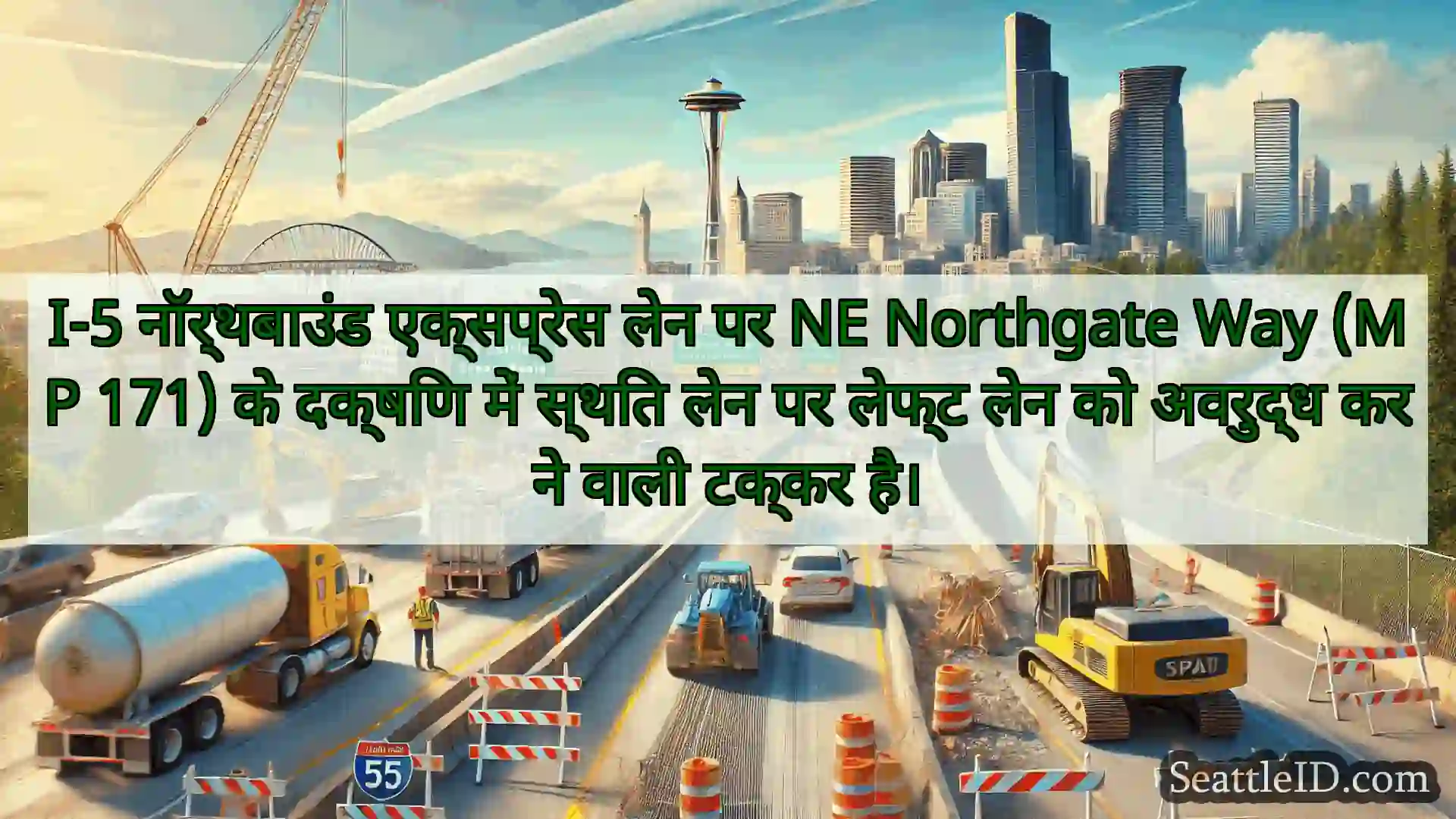 सिएटल परिवहन समाचार I-5 नॉर्थबाउंड एक्सप्रेस लेन पर NE