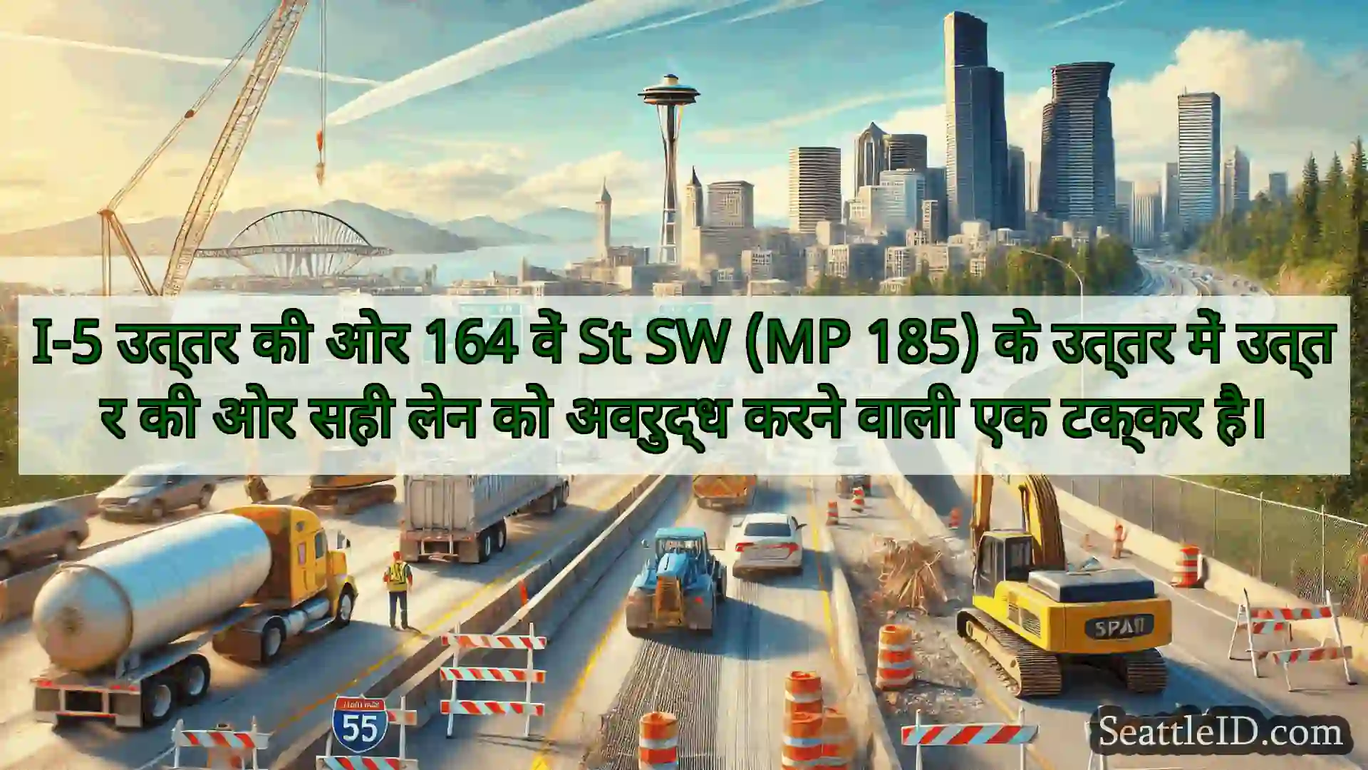 सिएटल परिवहन समाचार I-5 उत्तर की ओर 164 वें St SW (MP