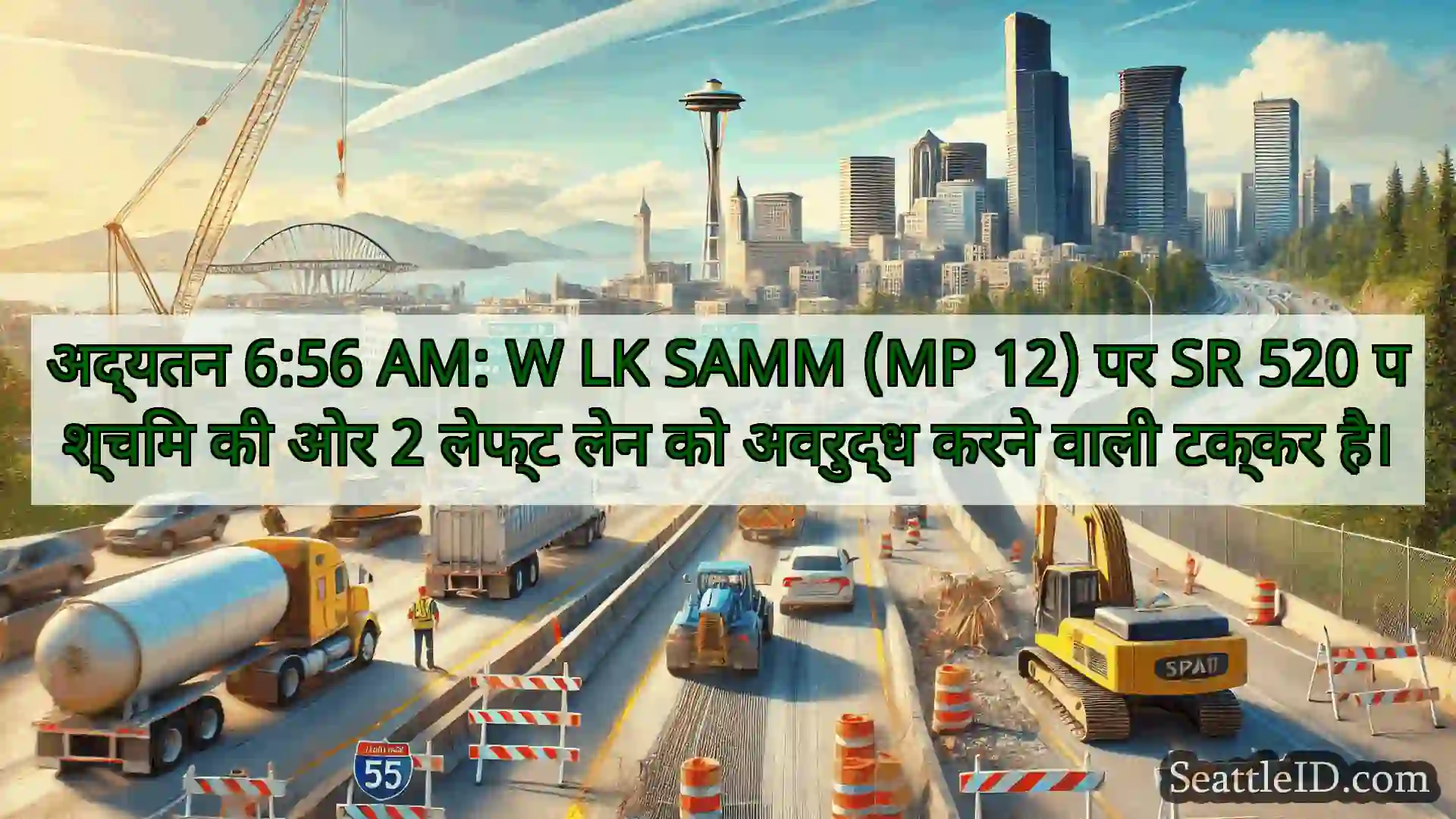 सिएटल परिवहन समाचार अद्यतन 6:56 AM: W LK SAMM (MP 12)
