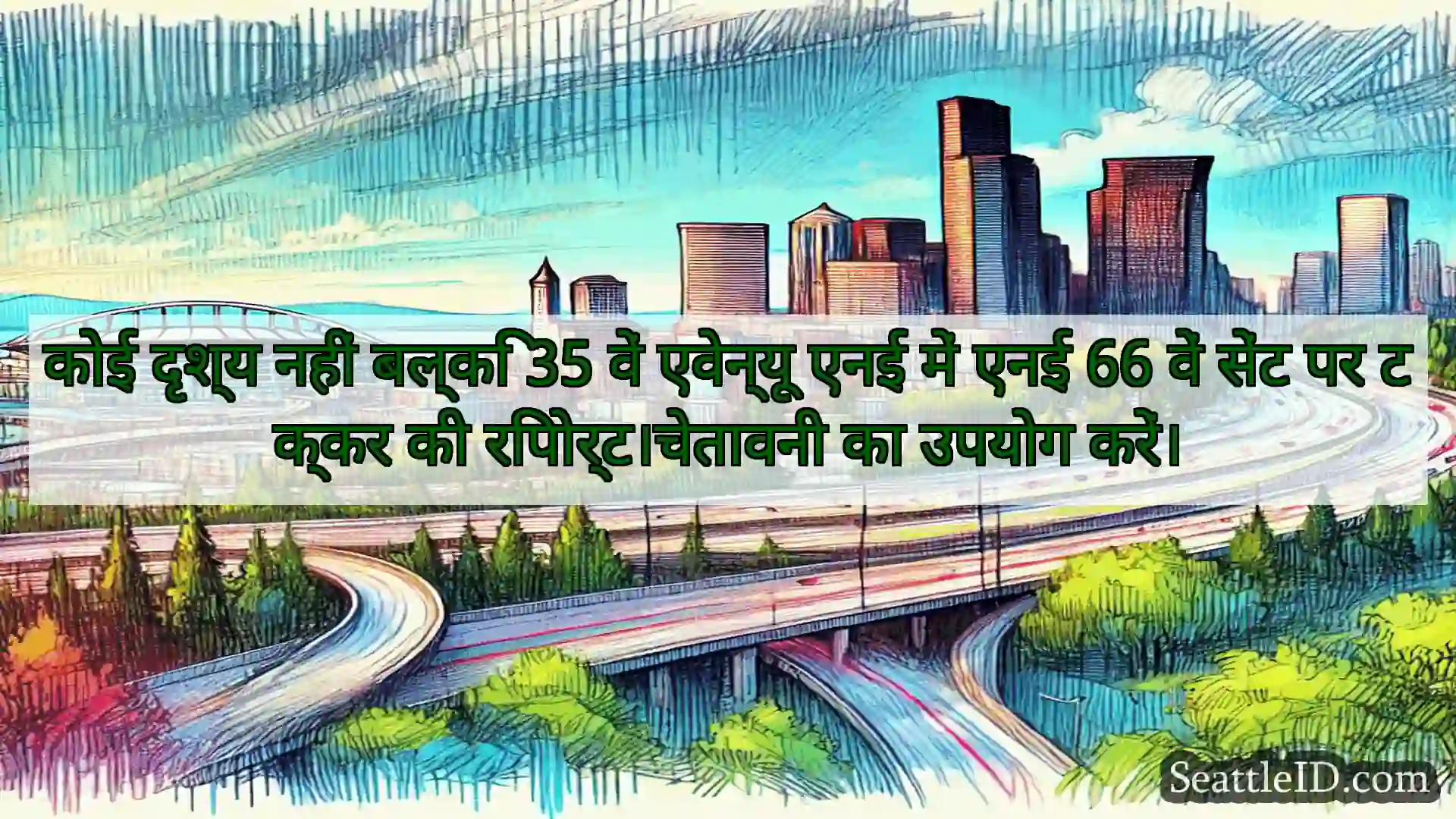 सिएटल परिवहन समाचार कोई दृश्य नहीं बल्कि 35 वें