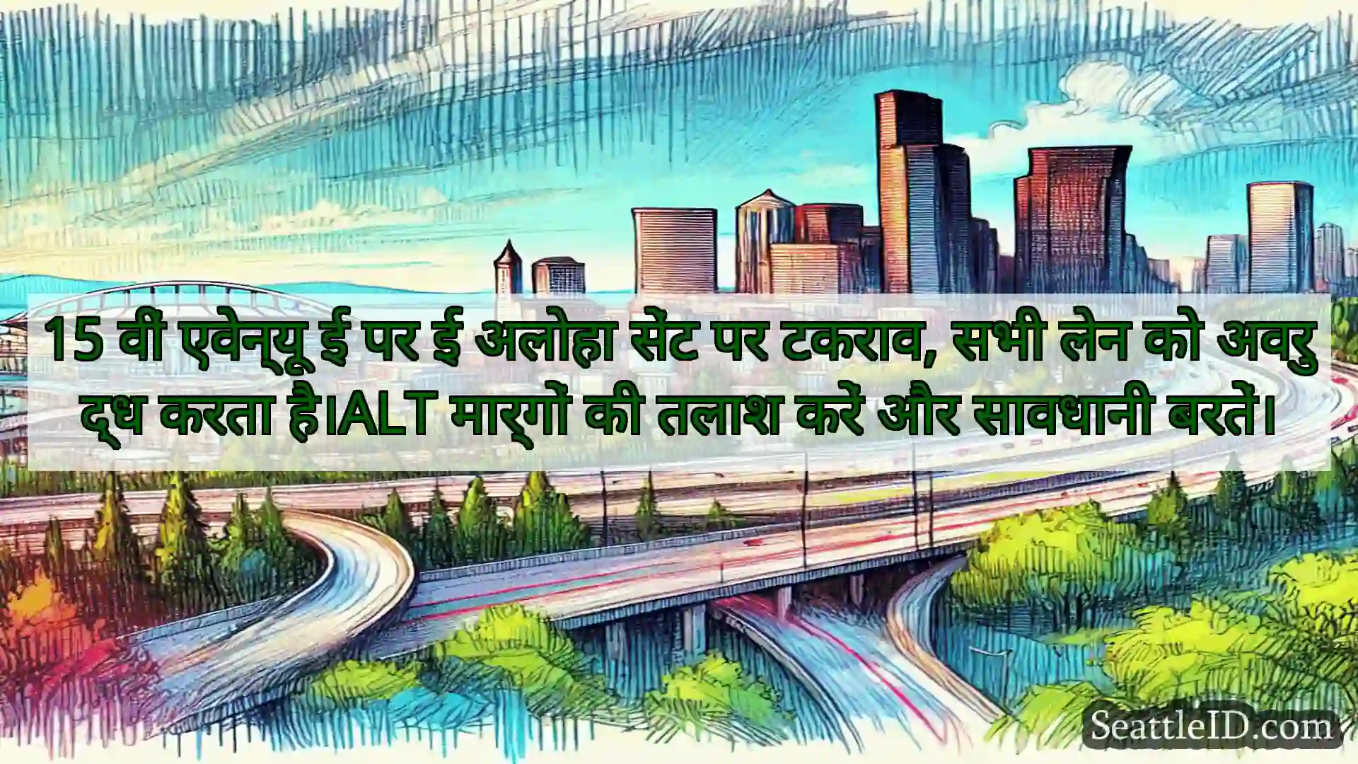सिएटल परिवहन समाचार 15 वीं एवेन्यू ई पर ई अलोहा सेंट