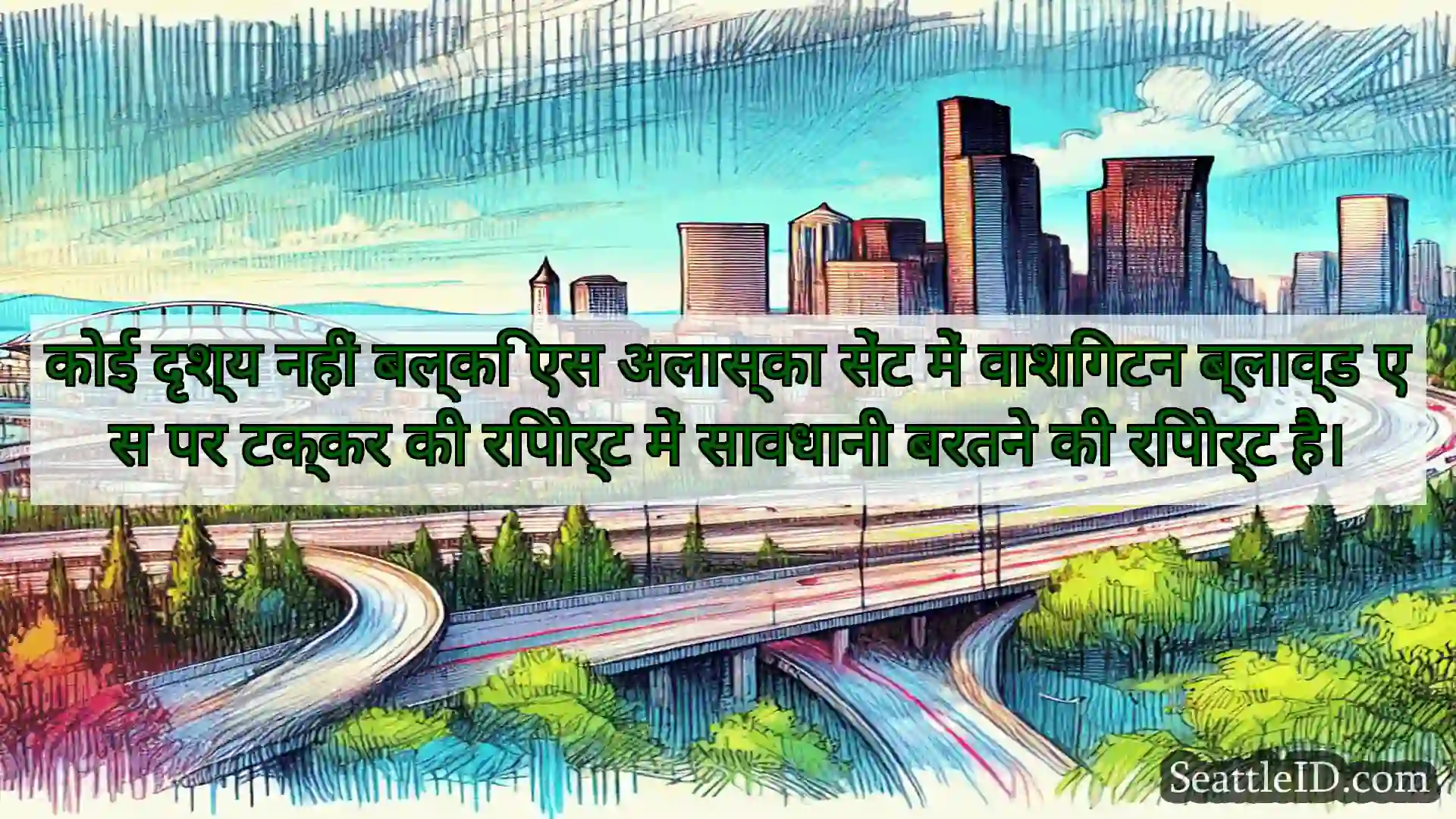 सिएटल परिवहन समाचार कोई दृश्य नहीं बल्कि एस अलास्का