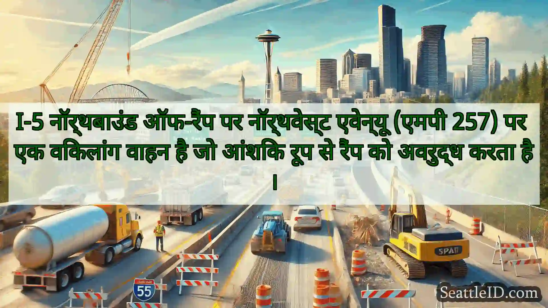 सिएटल परिवहन समाचार I-5 नॉर्थबाउंड ऑफ-रैंप पर