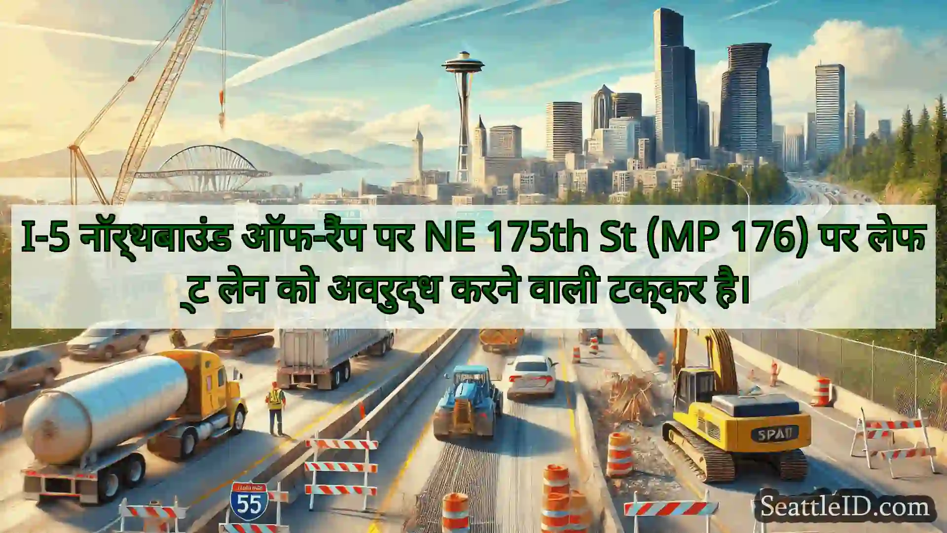 सिएटल परिवहन समाचार I-5 नॉर्थबाउंड ऑफ-रैंप पर NE 175th