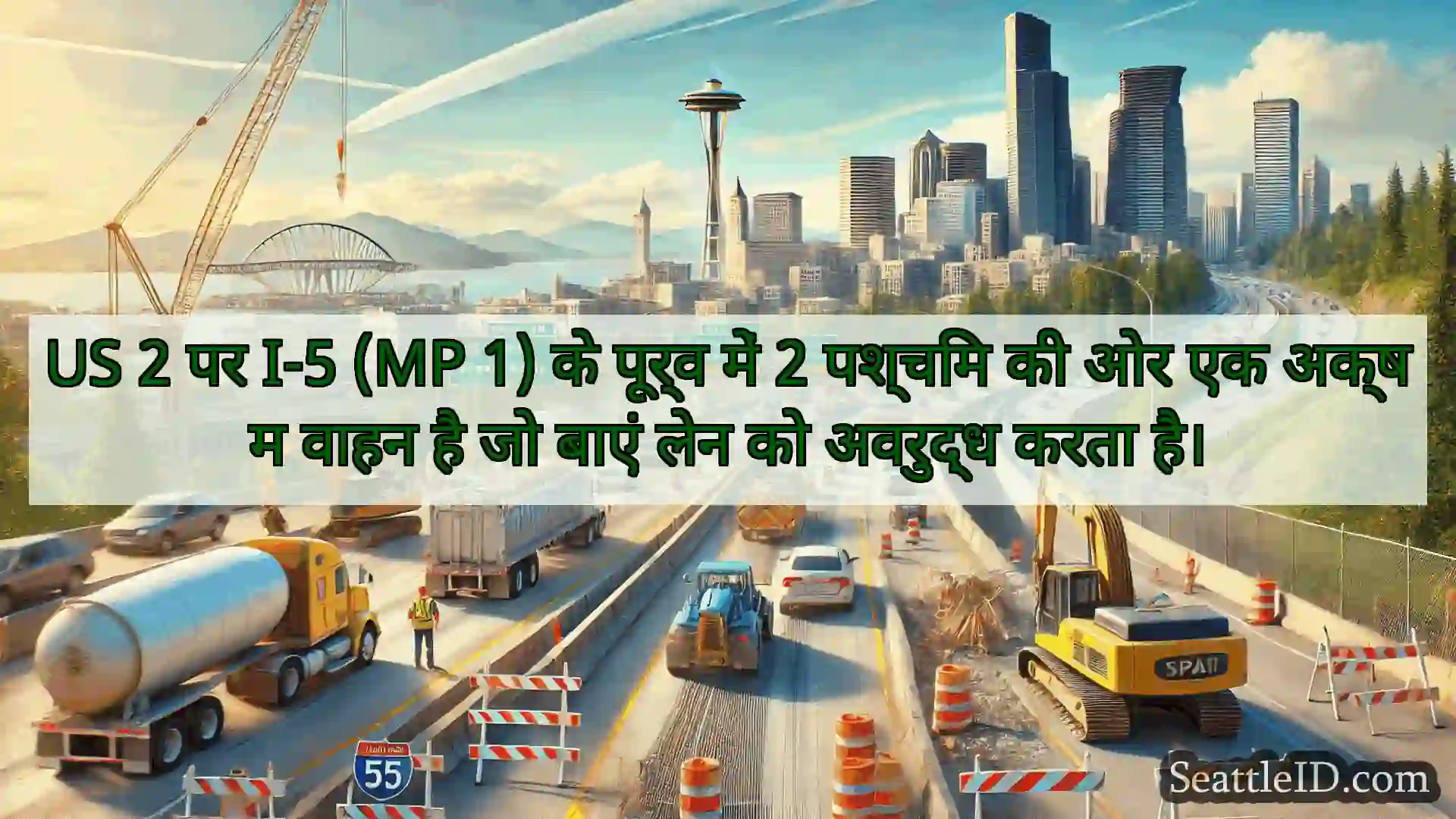 सिएटल परिवहन समाचार US 2 पर I-5 (MP 1) के पूर्व में 2