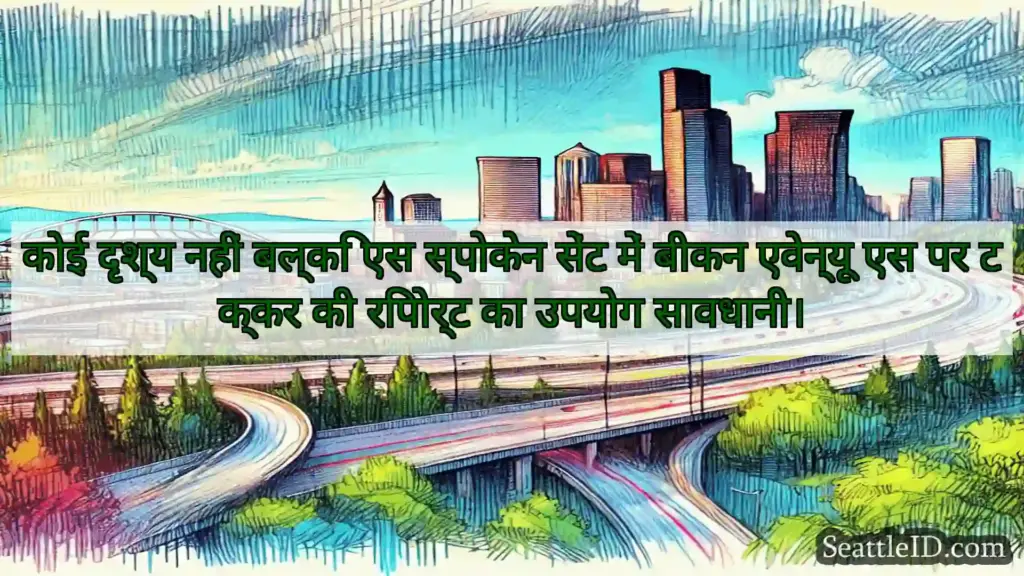 सिएटल परिवहन समाचार कोई दृश्य नहीं बल्कि एस स्पोकेन