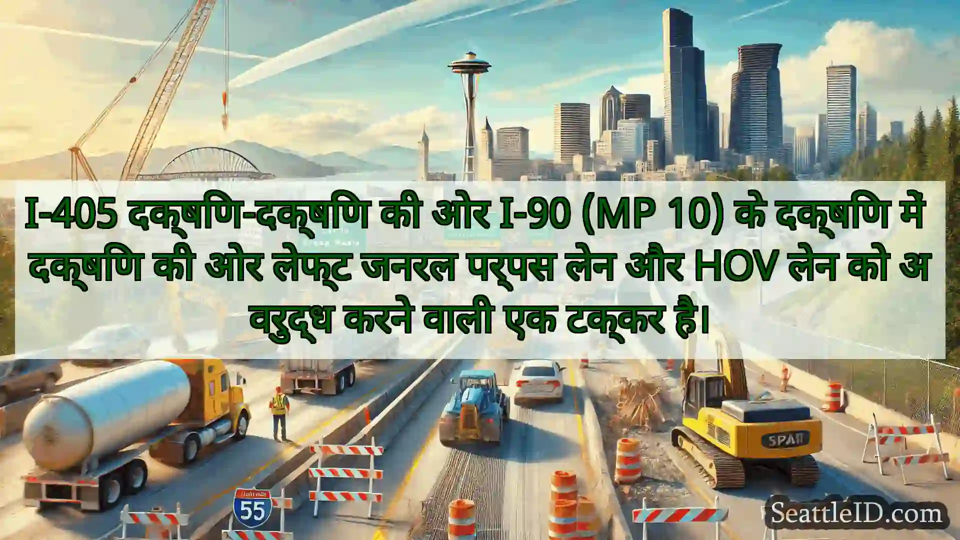 सिएटल परिवहन समाचार I-405 दक्षिण-दक्षिण की ओर I-90 (MP