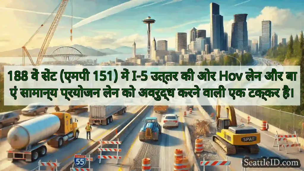 सिएटल परिवहन समाचार 188 वें सेंट (एमपी 151) में I-5