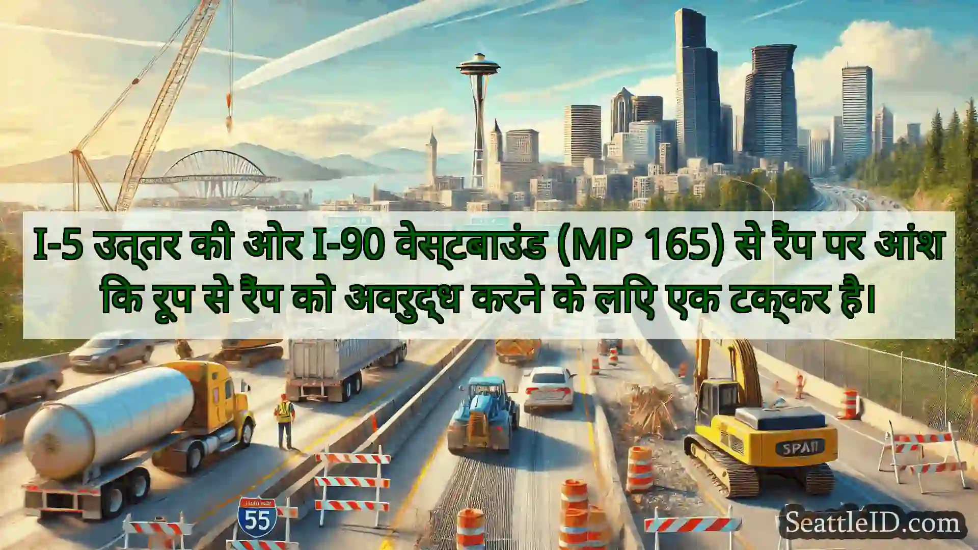 सिएटल परिवहन समाचार I-5 उत्तर की ओर I-90 वेस्टबाउंड