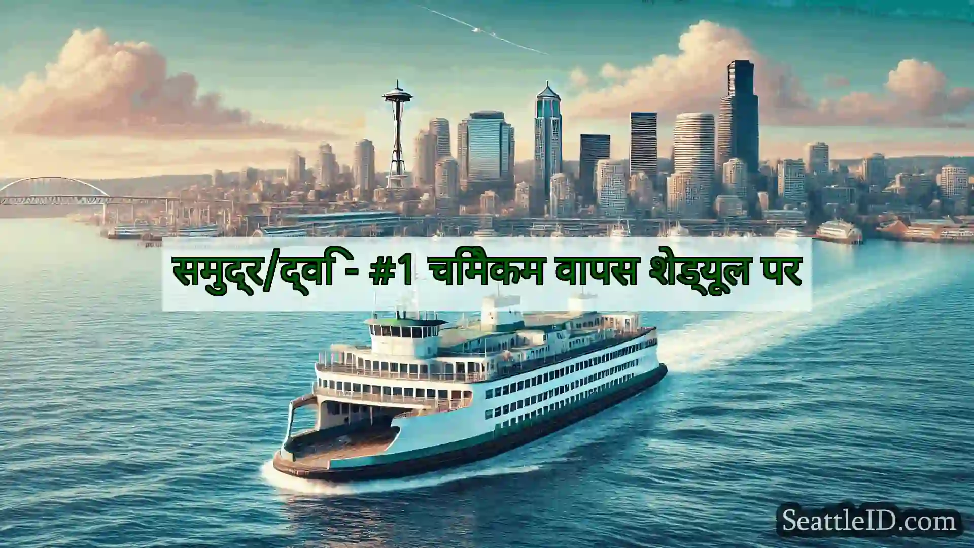 सिएटल फ़ेरी समाचार समुद्र/द्वि - #1 चिमैकम वापस