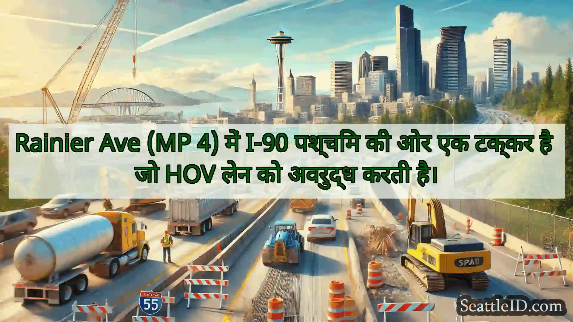 सिएटल परिवहन समाचार Rainier Ave (MP 4) में I-90 पश्चिम