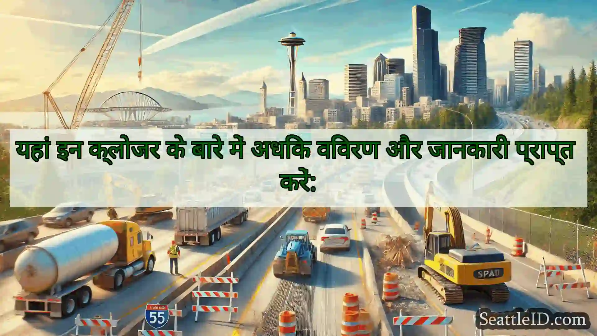 सिएटल परिवहन समाचार यहां इन क्लोजर के बारे में अधिक