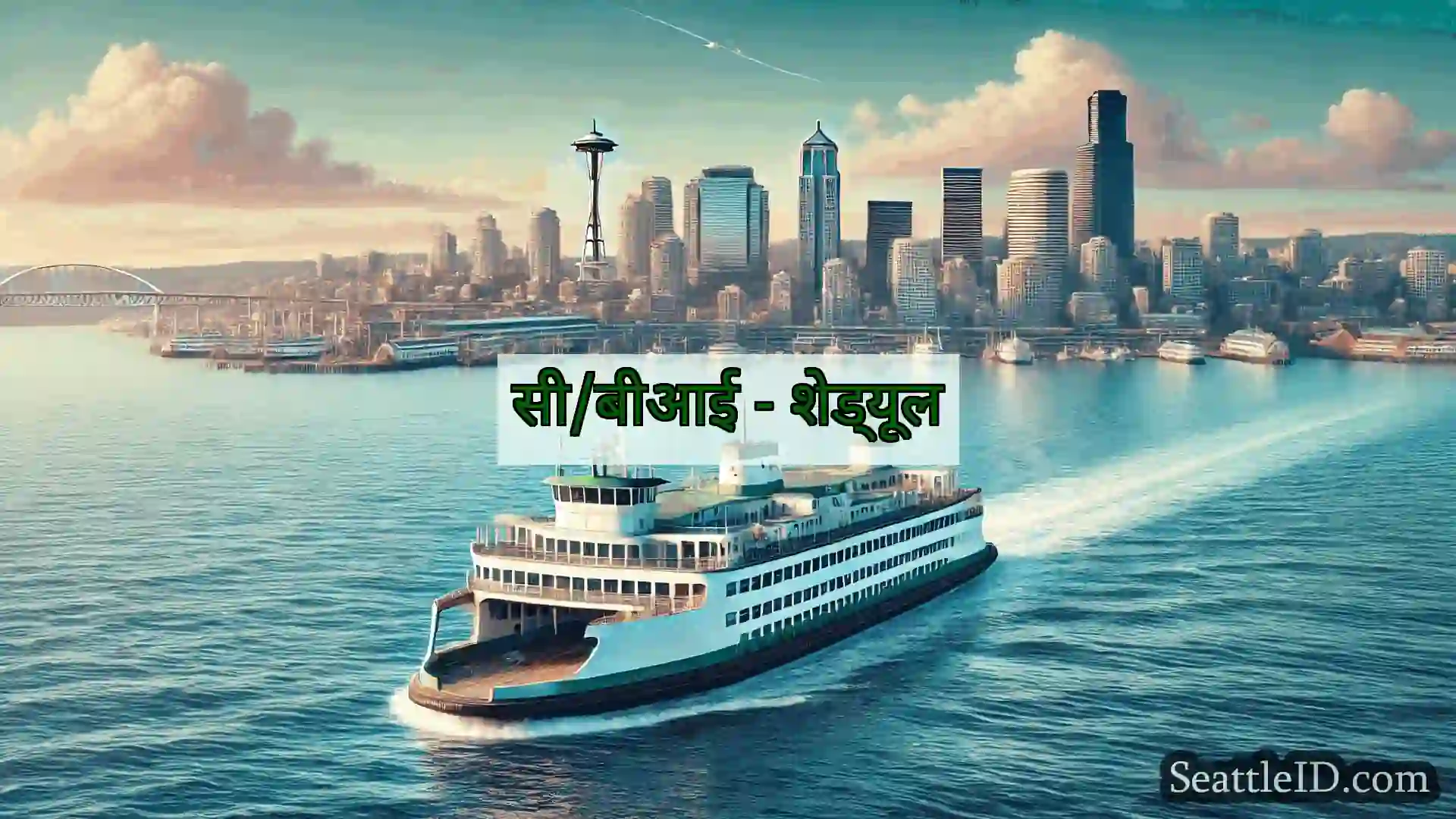 सिएटल फ़ेरी समाचार सी/बीआई - शेड्यूल