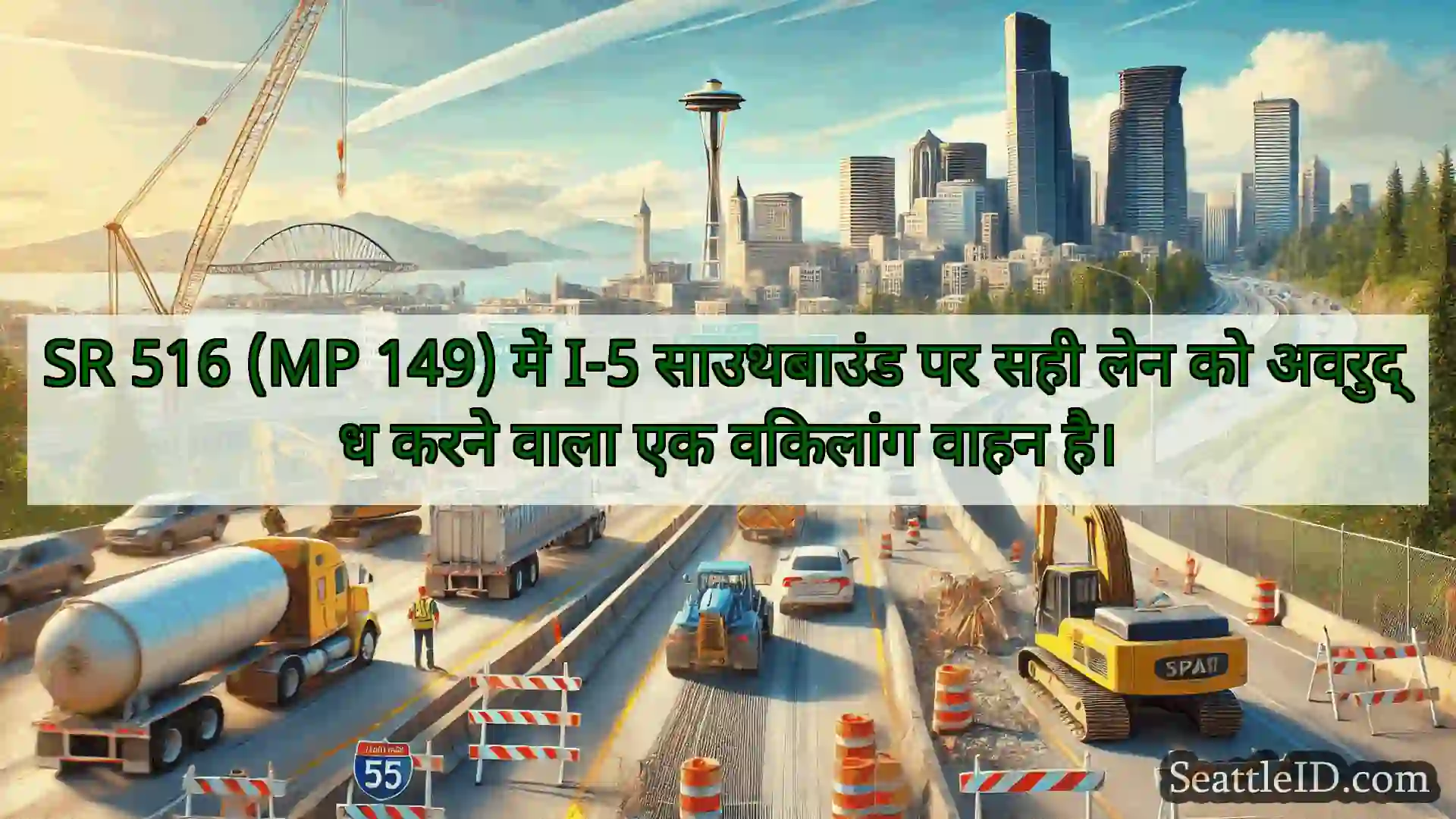सिएटल परिवहन समाचार SR 516 (MP 149) में I-5 साउथबाउंड