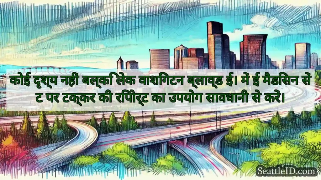 सिएटल परिवहन समाचार कोई दृश्य नहीं बल्कि लेक वाशिंगटन