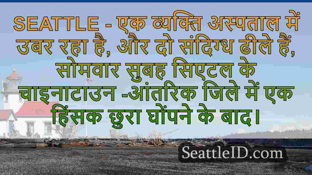 2 संदिग्धों ने सिएटल के