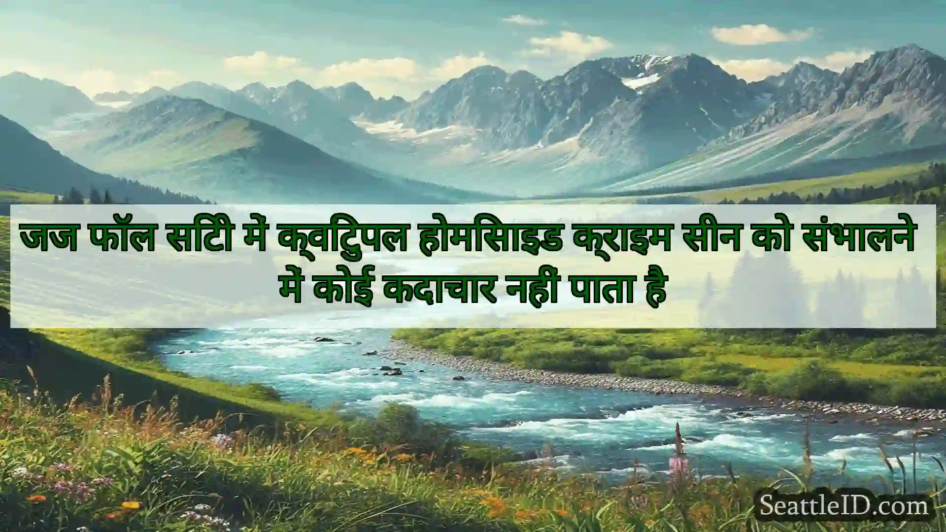 सिएटल समाचार जज फॉल सिटी में क्विंटुपल होमिसाइड