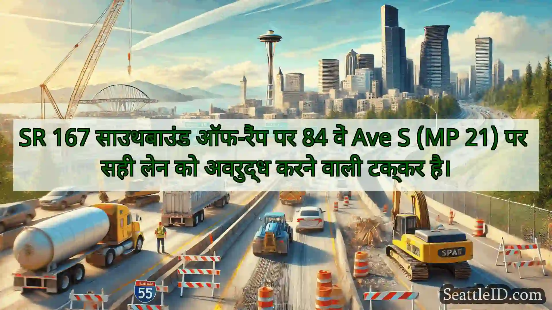 सिएटल परिवहन समाचार SR 167 साउथबाउंड ऑफ-रैंप पर 84 वें