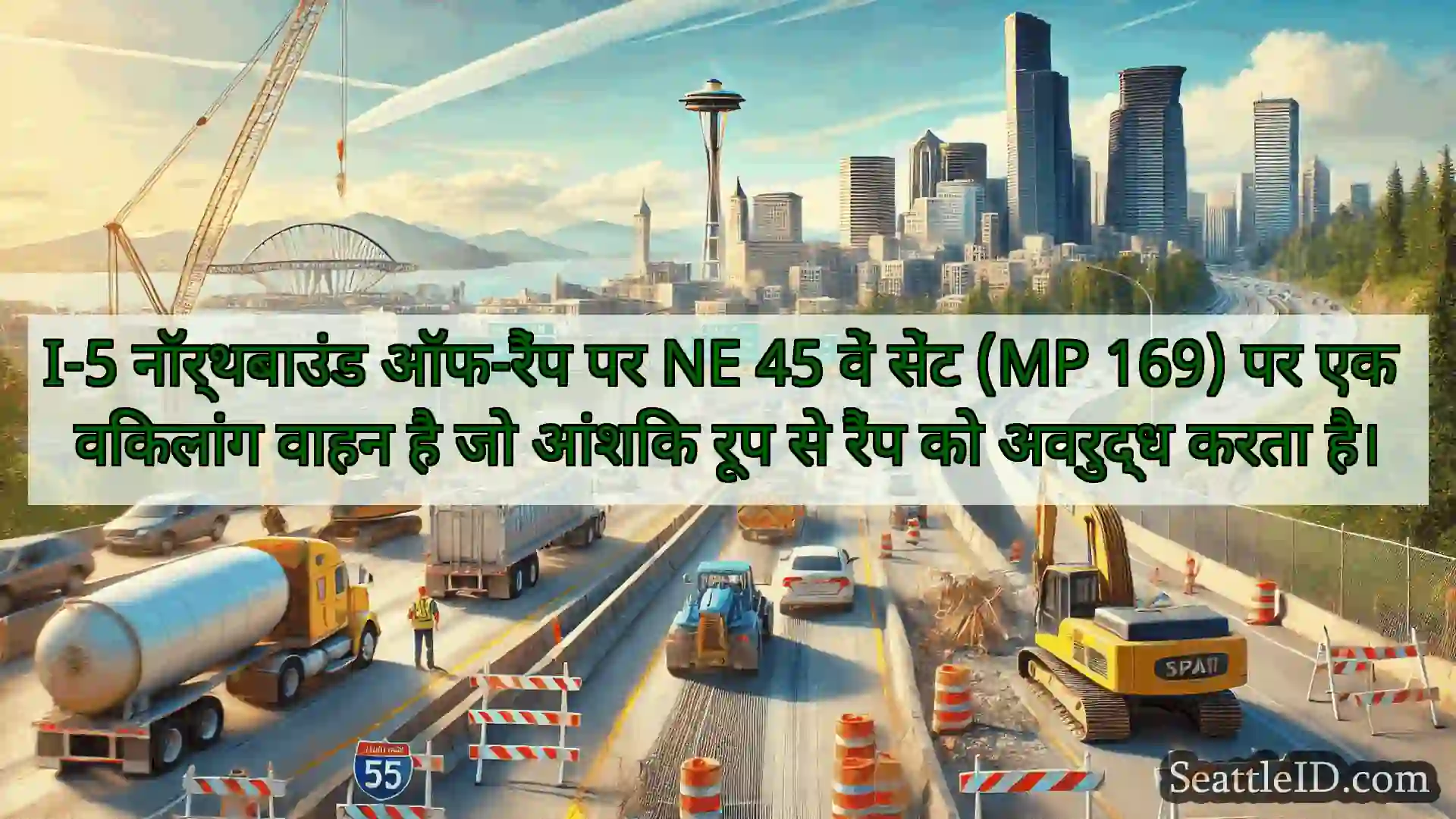 सिएटल परिवहन समाचार I-5 नॉर्थबाउंड ऑफ-रैंप पर NE 45