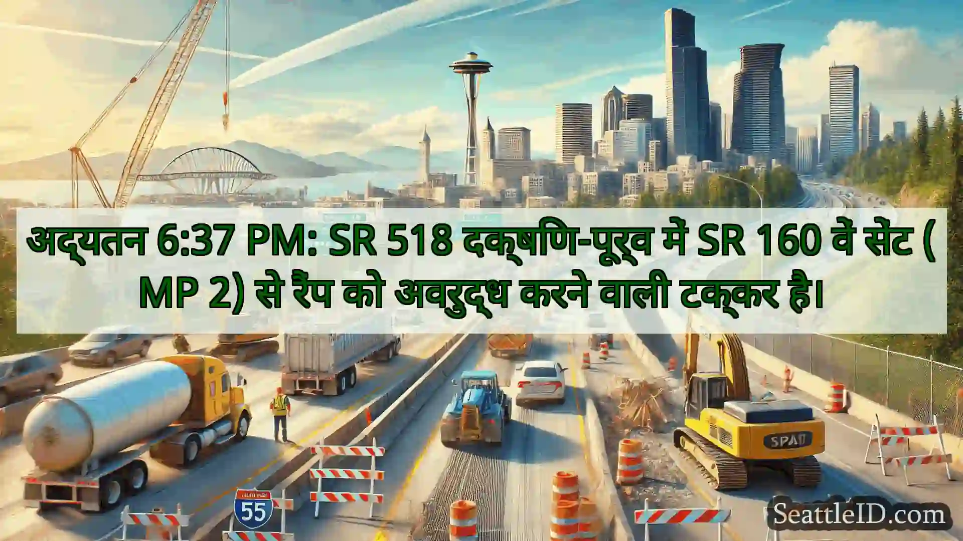 सिएटल परिवहन समाचार अद्यतन 6:37 PM: SR 518