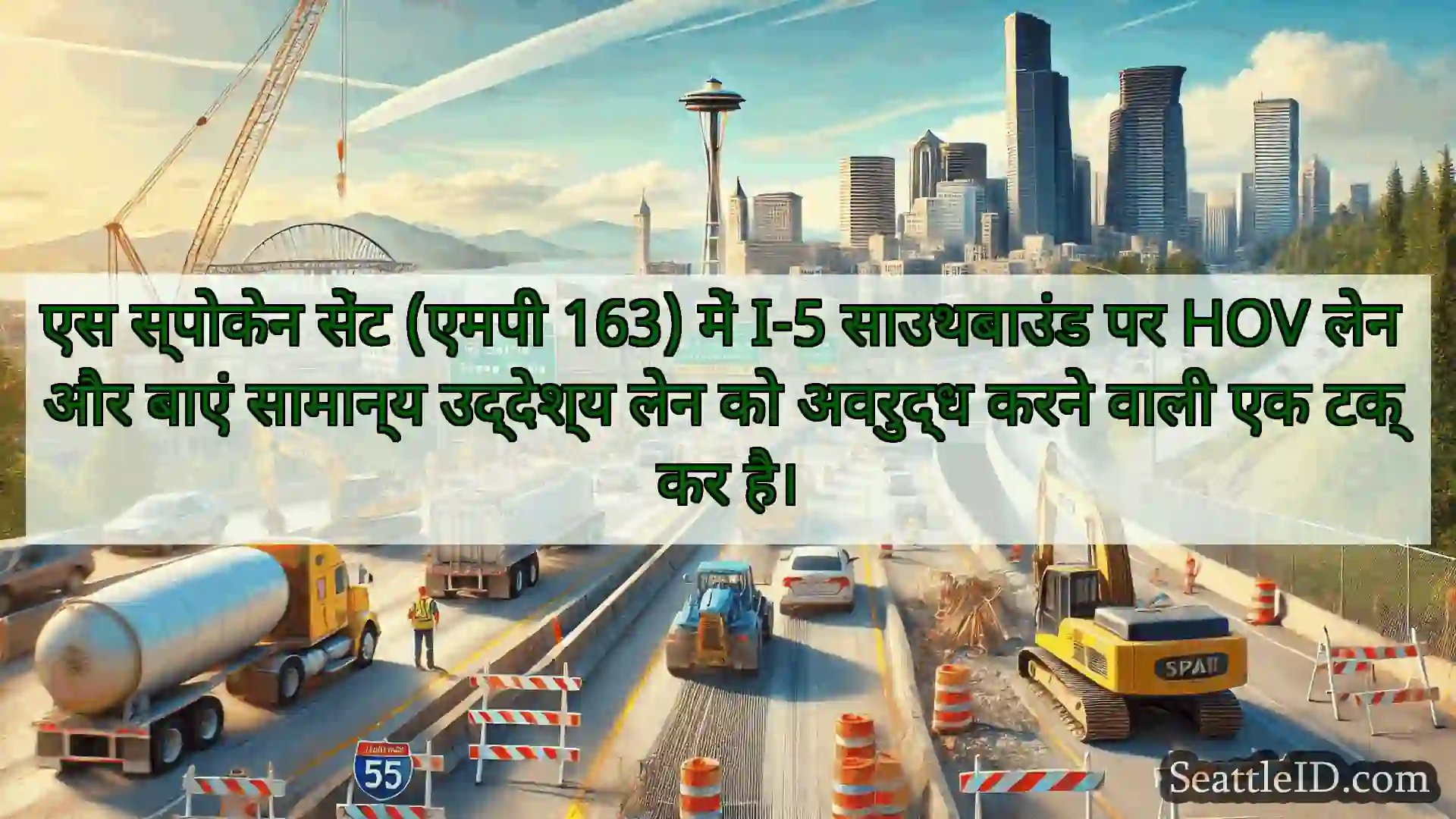 सिएटल परिवहन समाचार एस स्पोकेन सेंट (एमपी 163) में I-5