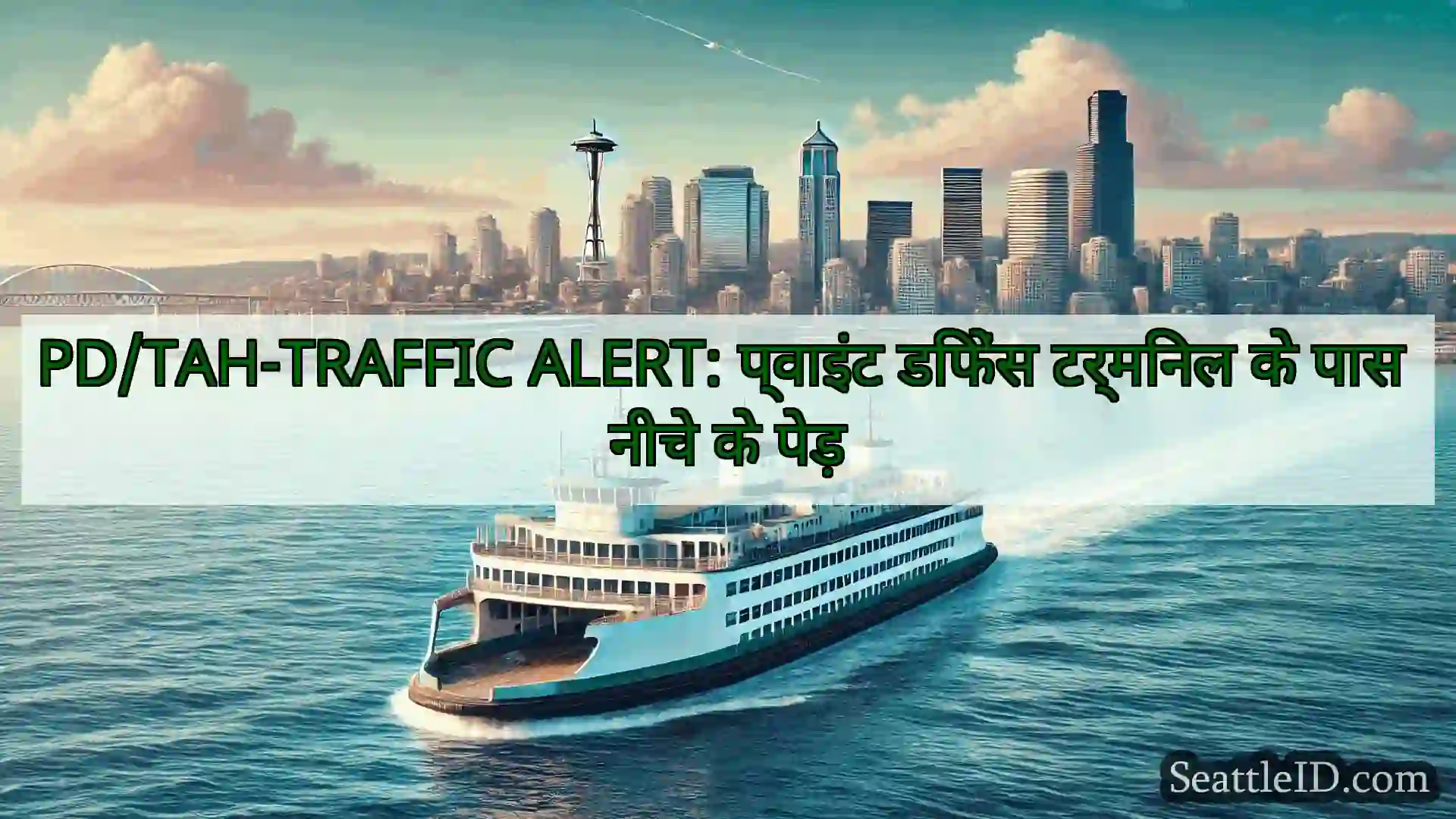 सिएटल फ़ेरी समाचार PD/TAH-TRAFFIC ALERT: प्वाइंट