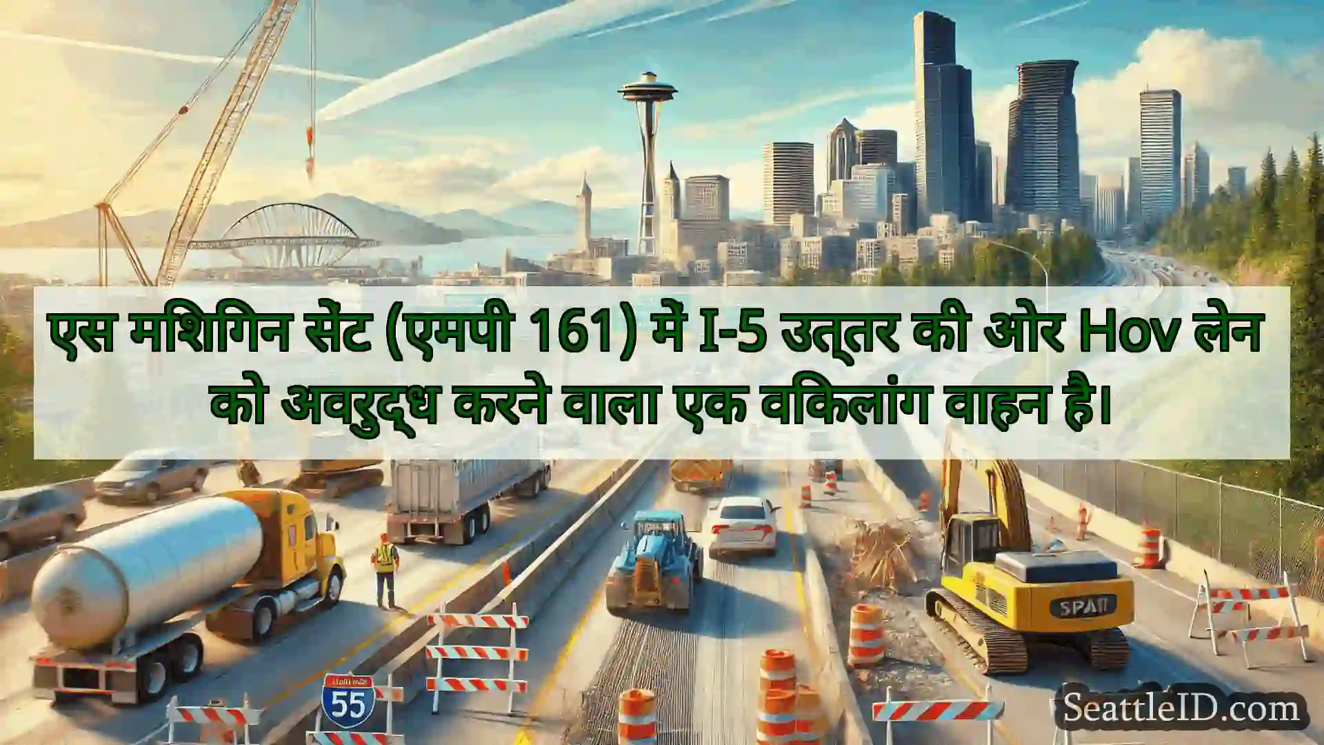 सिएटल परिवहन समाचार एस मिशिगन सेंट (एमपी 161) में I-5
