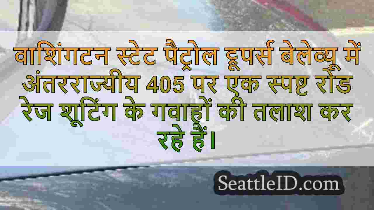 बेलेव्यू में स्पष्ट I-405 रोड रेज घटना