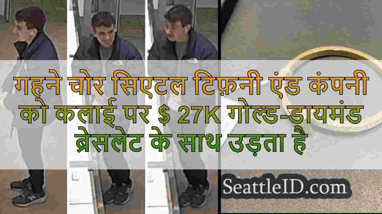 गहने चोर सिएटल टिफ़नी एंड कंपनी को कलाई