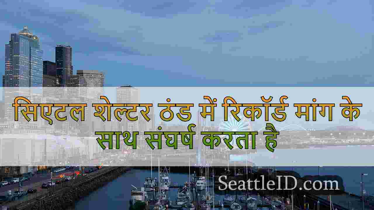 सिएटल शेल्टर ठंड में रिकॉर्ड मांग के