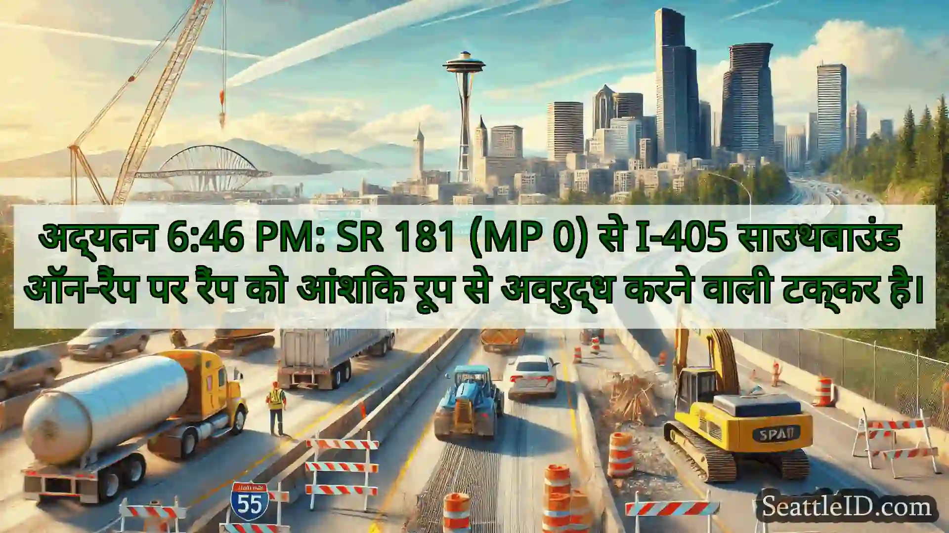 सिएटल परिवहन समाचार अद्यतन 6:46 PM: SR 181 (MP 0) से
