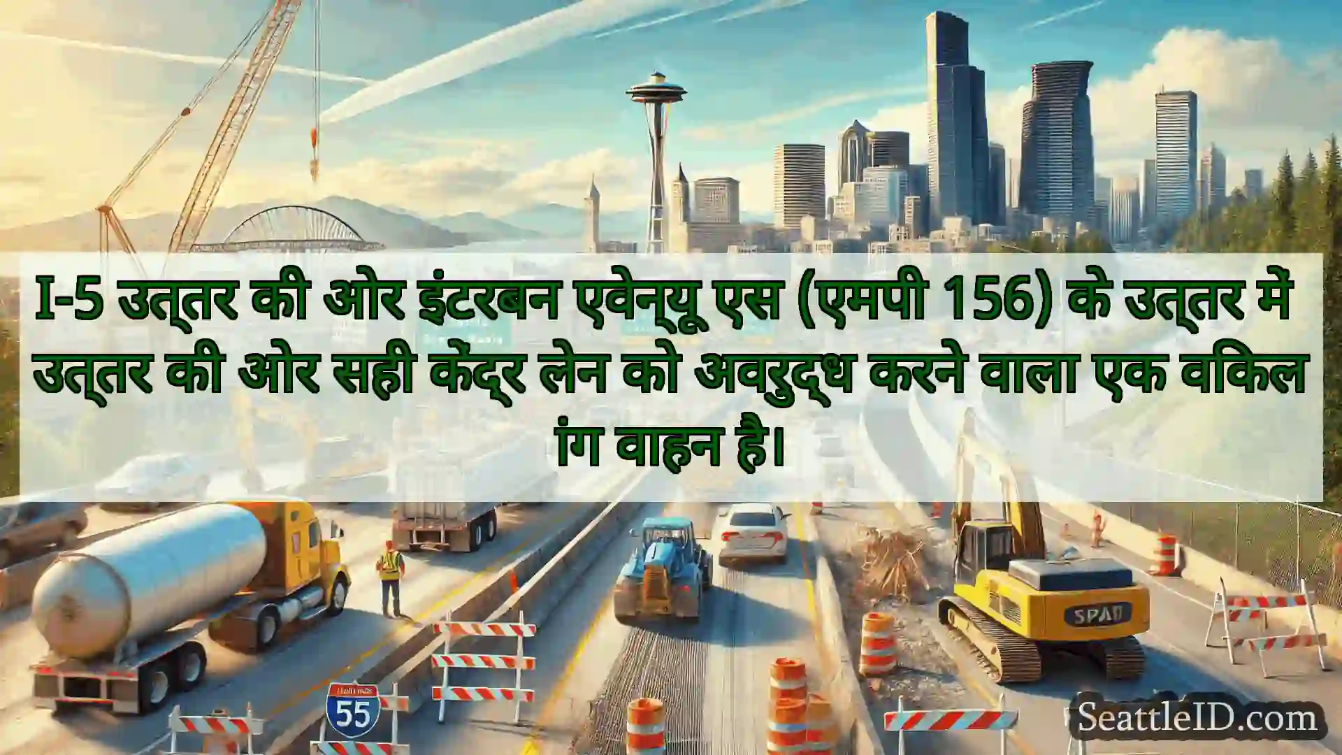 सिएटल परिवहन समाचार I-5 उत्तर की ओर इंटरबन एवेन्यू एस