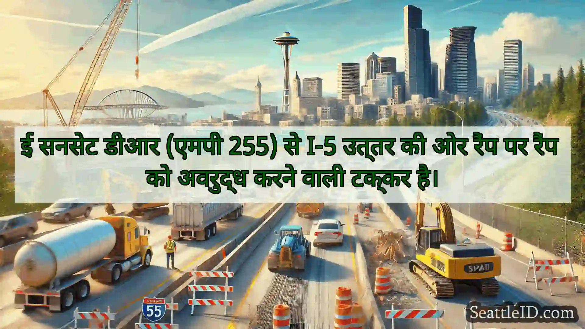 सिएटल परिवहन समाचार ई सनसेट डीआर (एमपी 255) से I-5