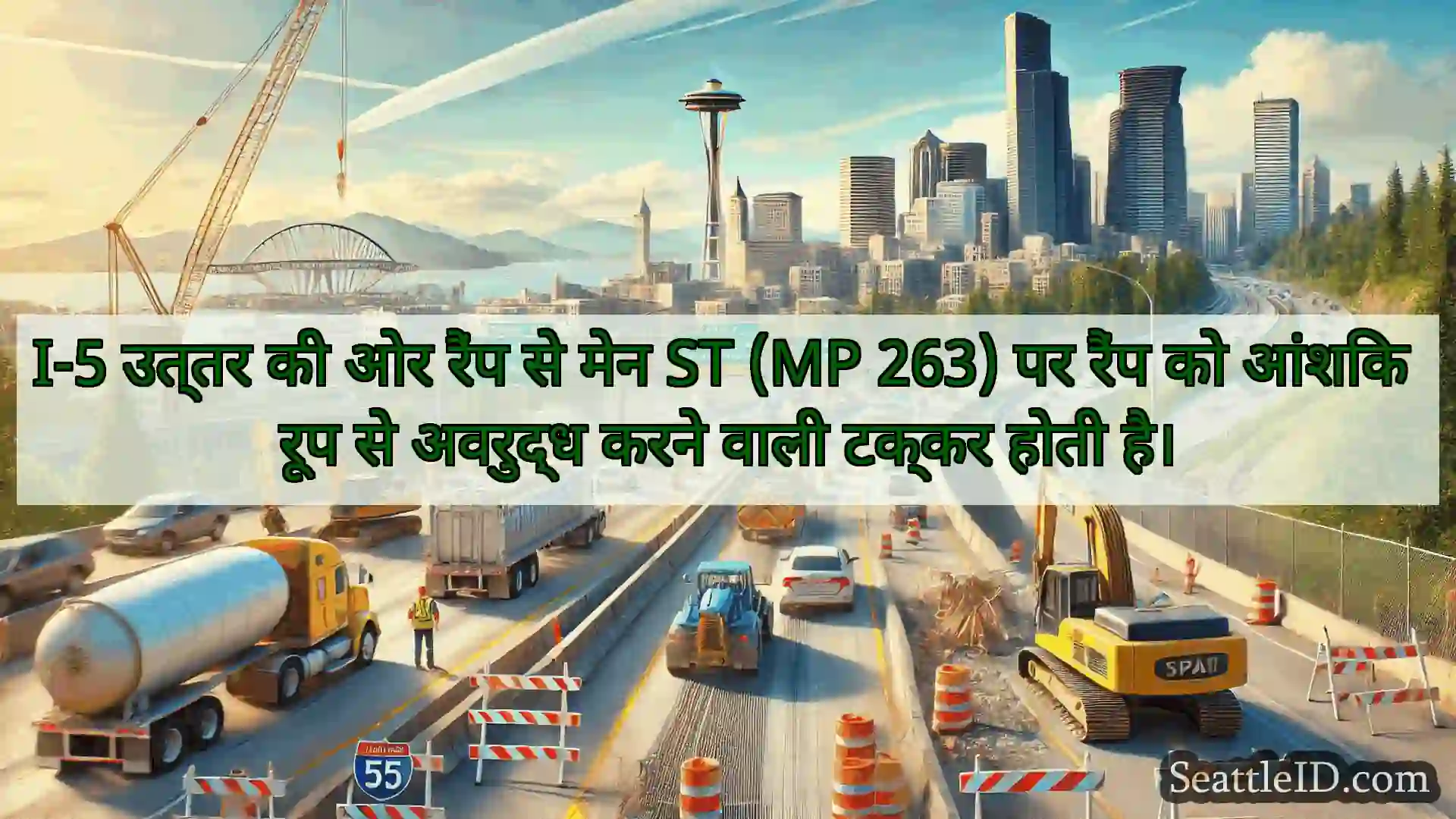 सिएटल परिवहन समाचार I-5 उत्तर की ओर रैंप से मेन ST (MP