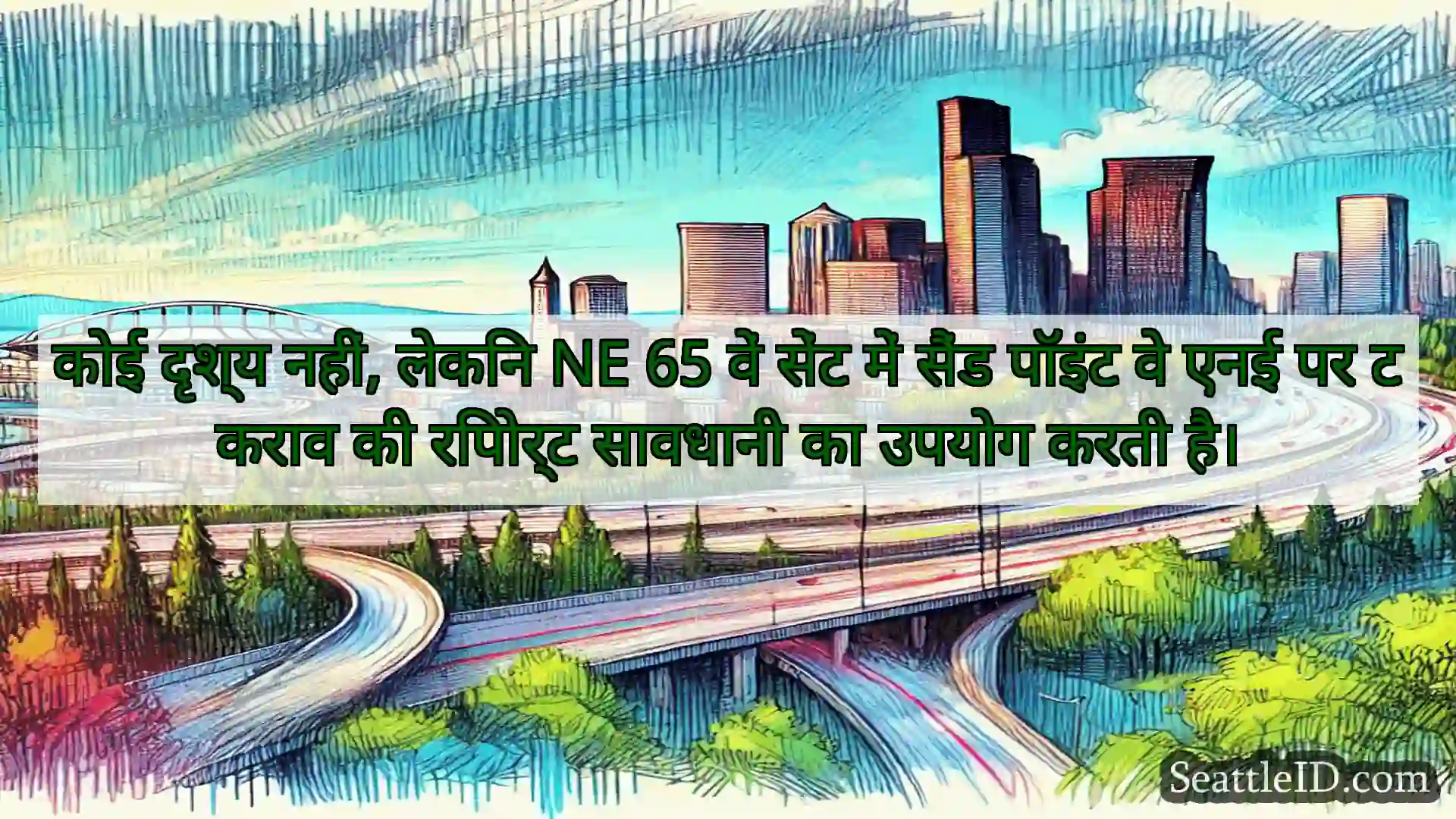 सिएटल परिवहन समाचार कोई दृश्य नहीं, लेकिन NE 65 वें