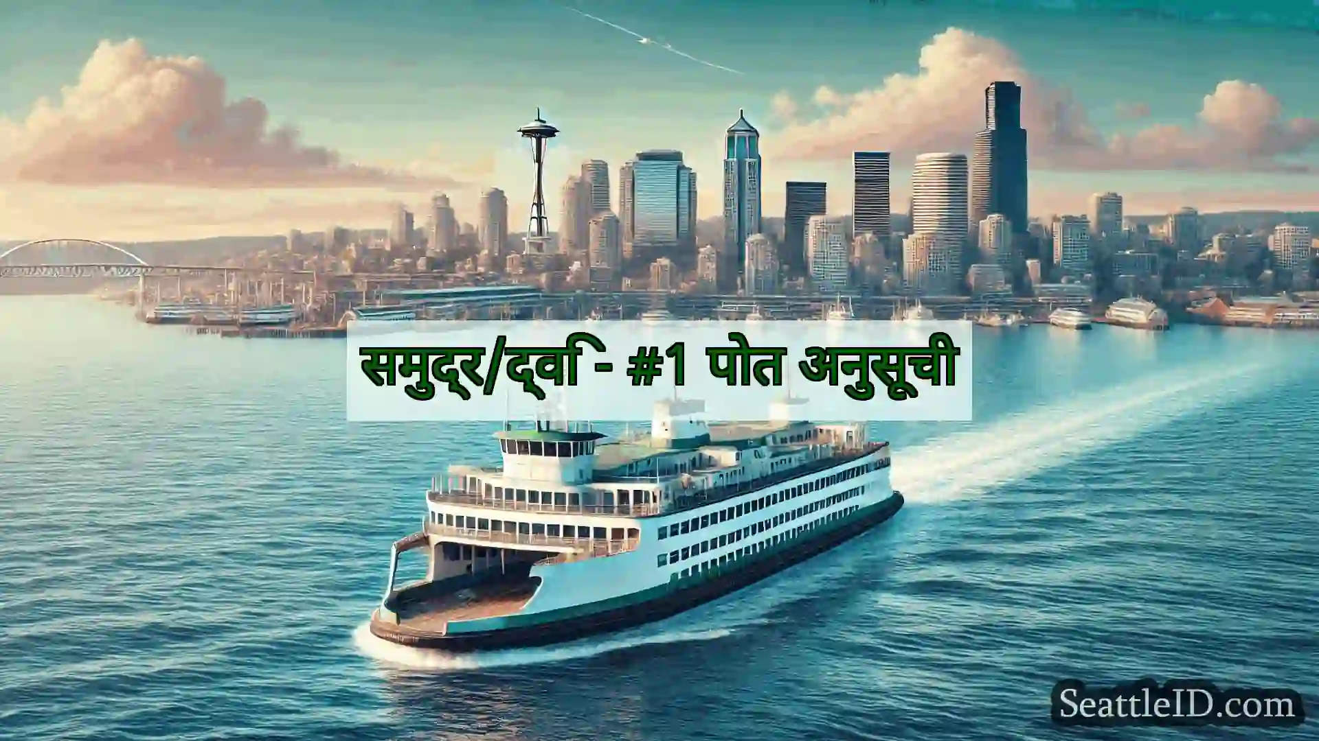 सिएटल फ़ेरी समाचार समुद्र/द्वि - #1 पोत अनुसूची