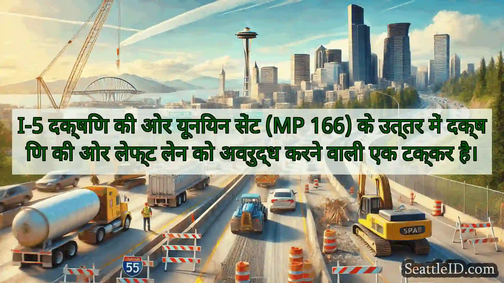 सिएटल परिवहन समाचार I-5 दक्षिण की ओर यूनियन सेंट (MP