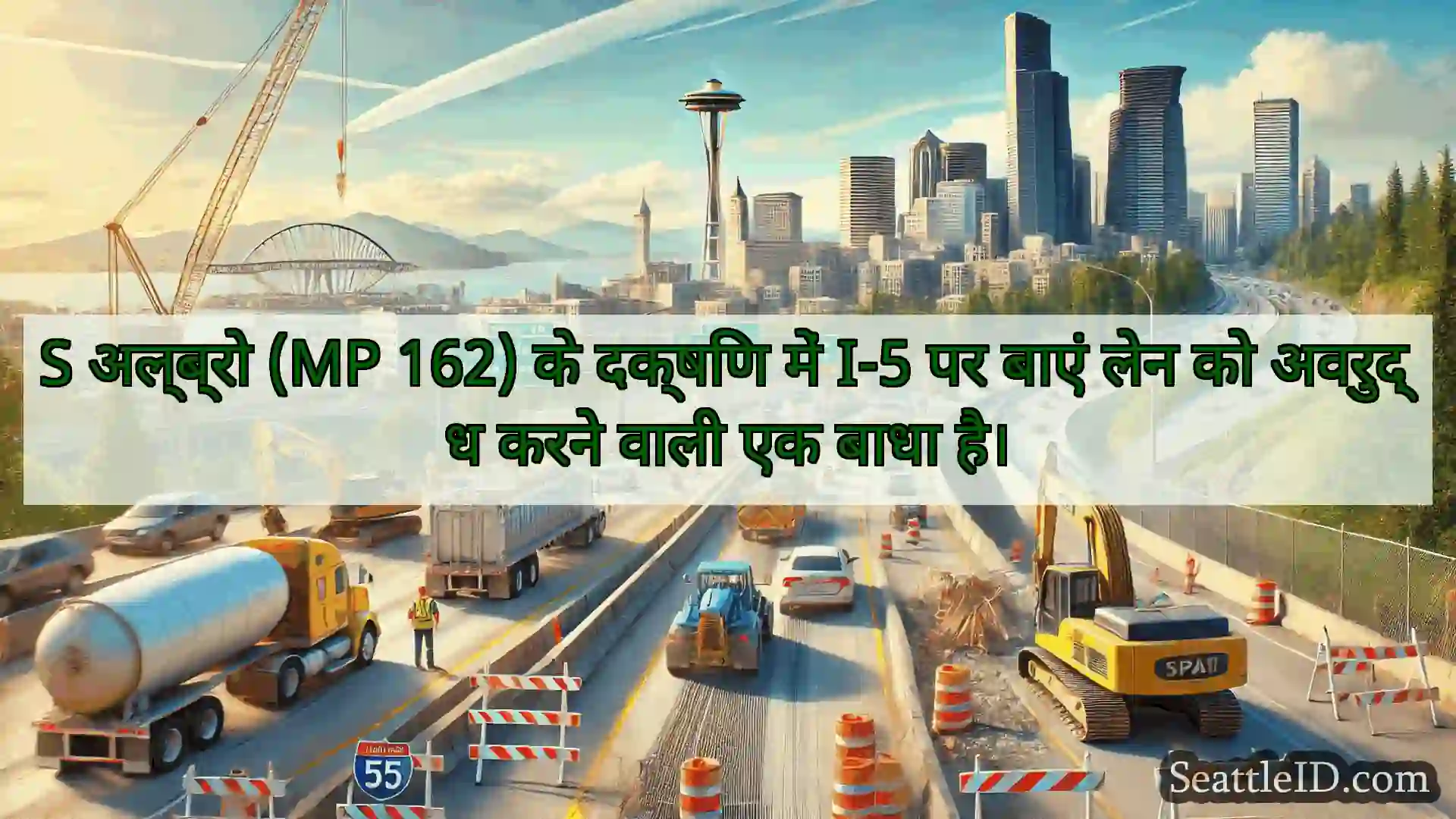 सिएटल परिवहन समाचार S अल्ब्रो (MP 162) के दक्षिण में