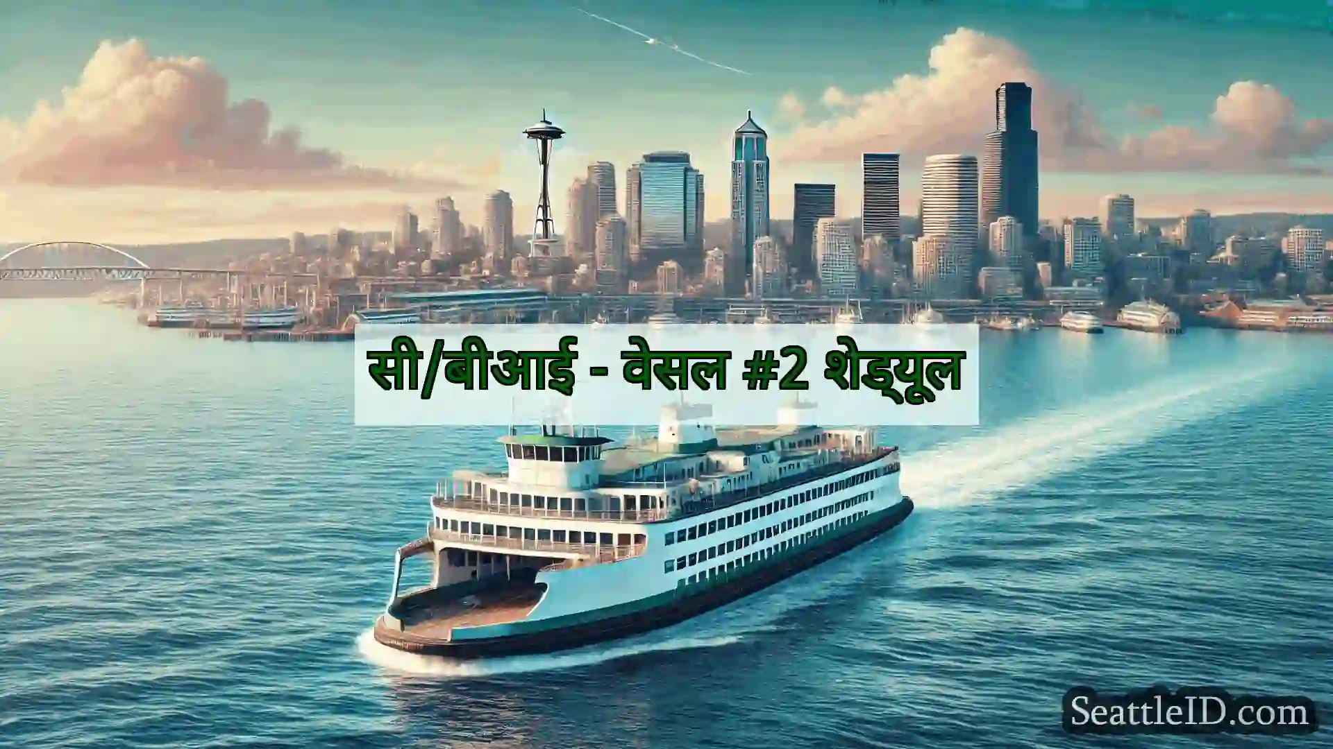 सिएटल फ़ेरी समाचार सी/बीआई - वेसल #2 शेड्यूल