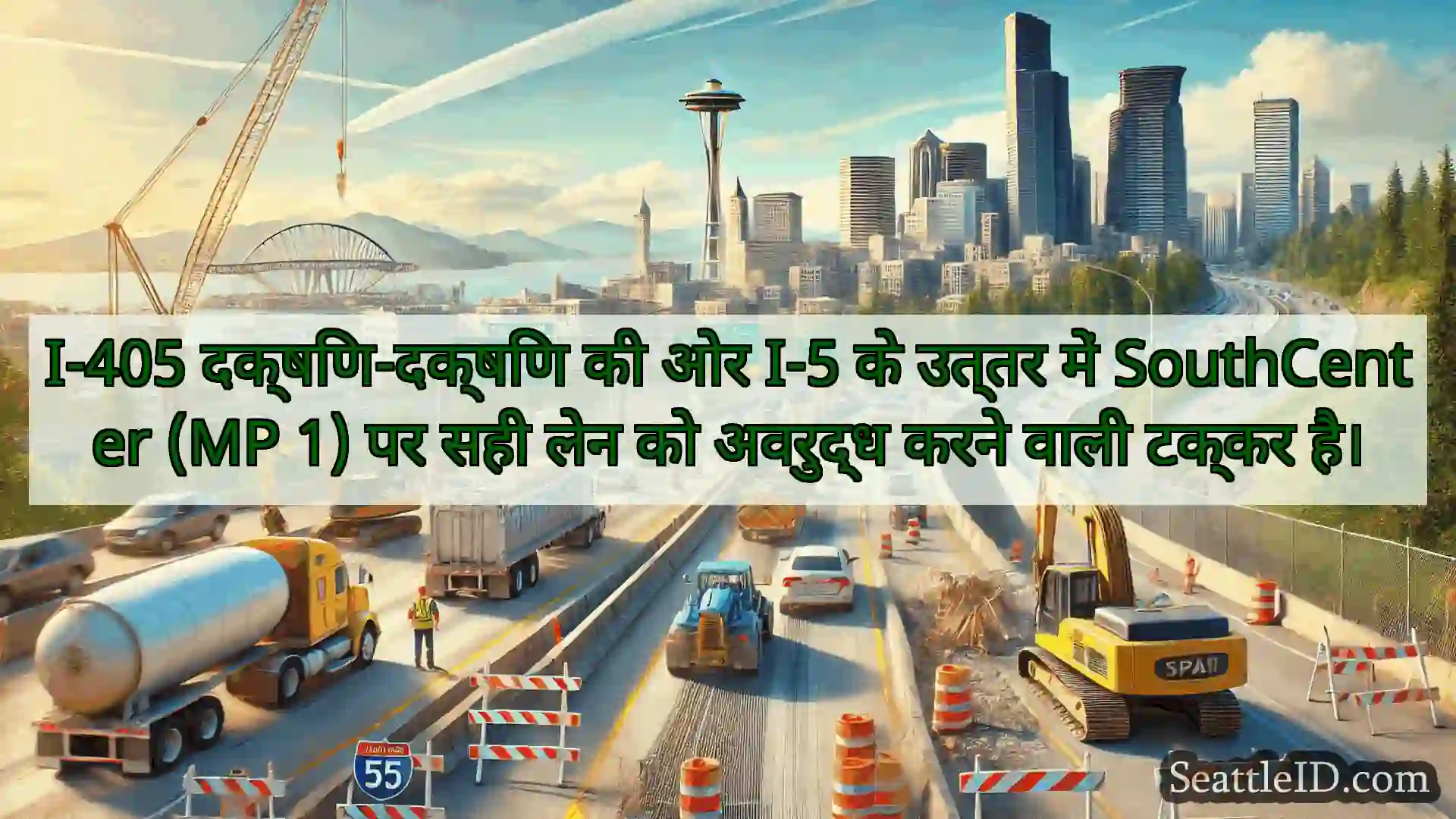 सिएटल परिवहन समाचार I-405 दक्षिण-दक्षिण की ओर I-5 के