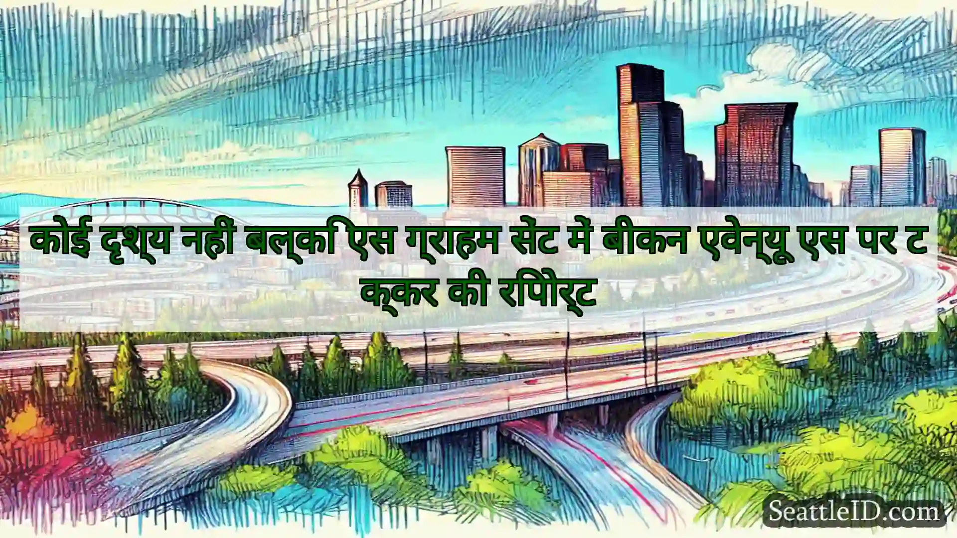 सिएटल परिवहन समाचार कोई दृश्य नहीं बल्कि एस ग्राहम