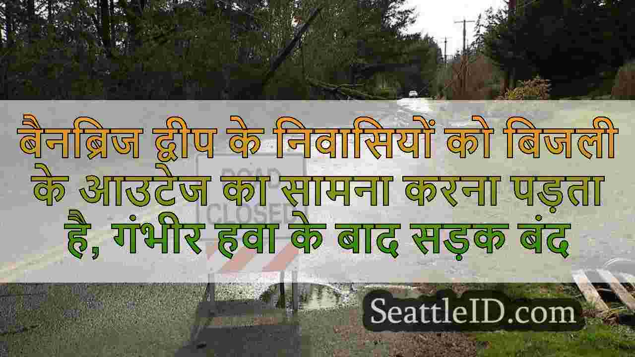 बैनब्रिज द्वीप के निवासियों को बिजली के आउटेज का