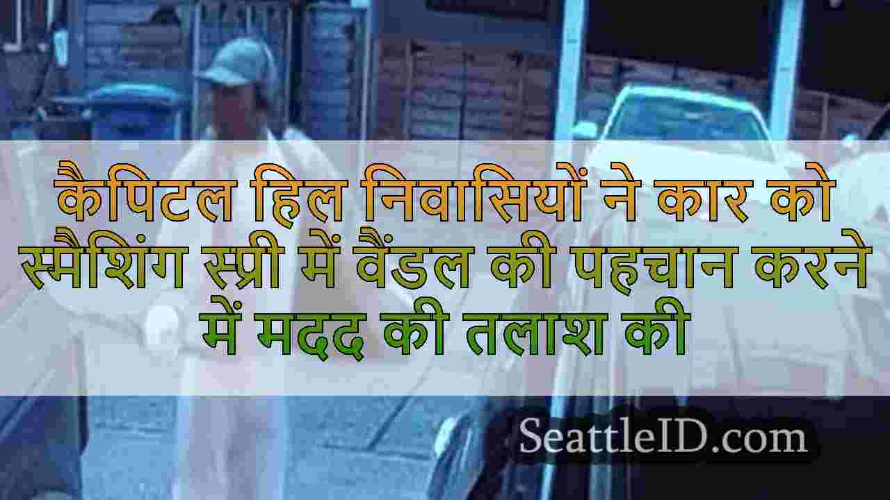 कैपिटल हिल निवासियों ने कार को स्मैशिंग