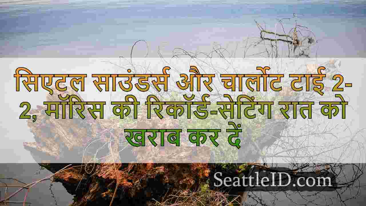 सिएटल साउंडर्स और चार्लोट टाई 2-2,