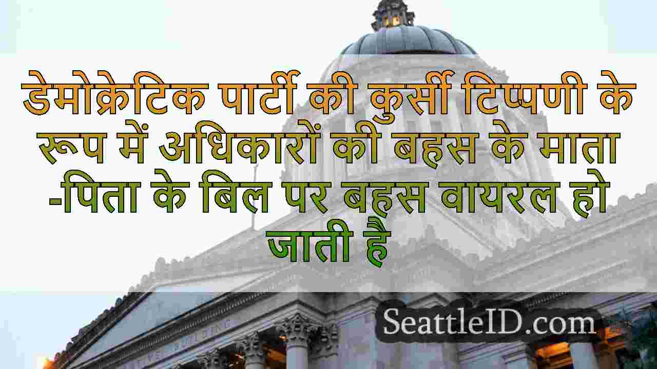 डेमोक्रेटिक पार्टी की कुर्सी टिप्पणी के