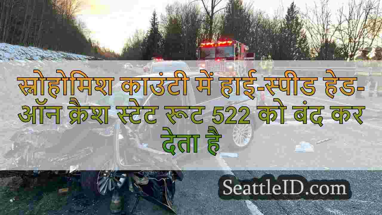 स्नोहोमिश काउंटी में हाई-स्पीड हेड-ऑन