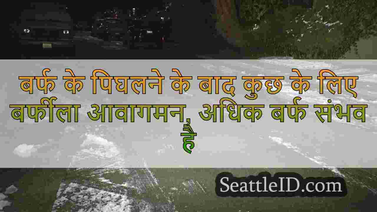 बर्फ के पिघलने के बाद कुछ के लिए
