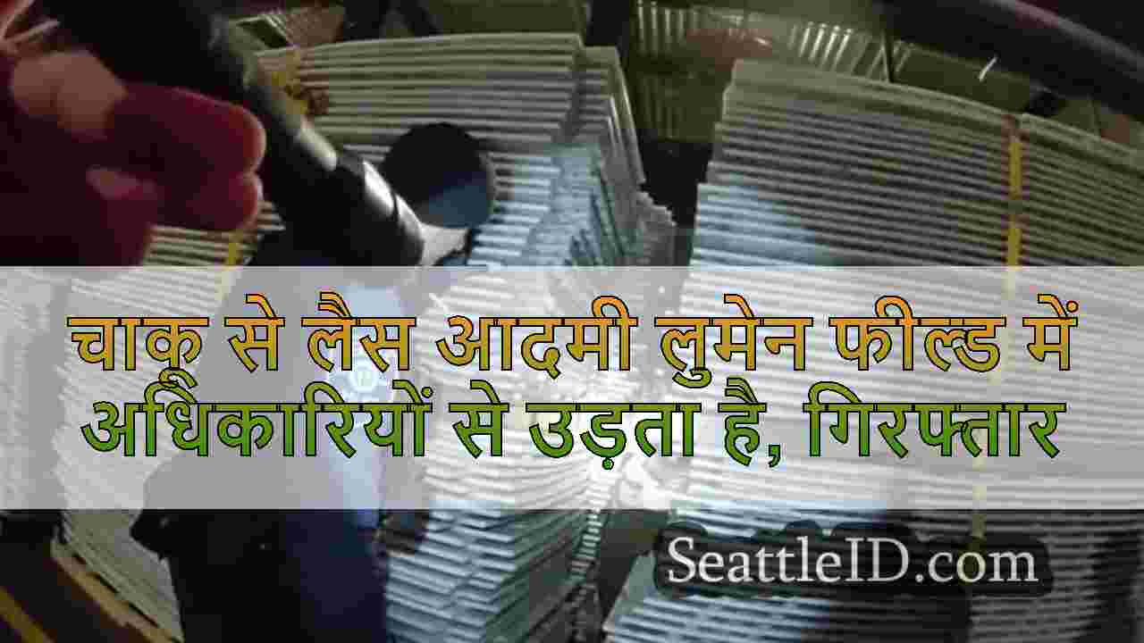 चाकू से लैस आदमी लुमेन फील्ड में