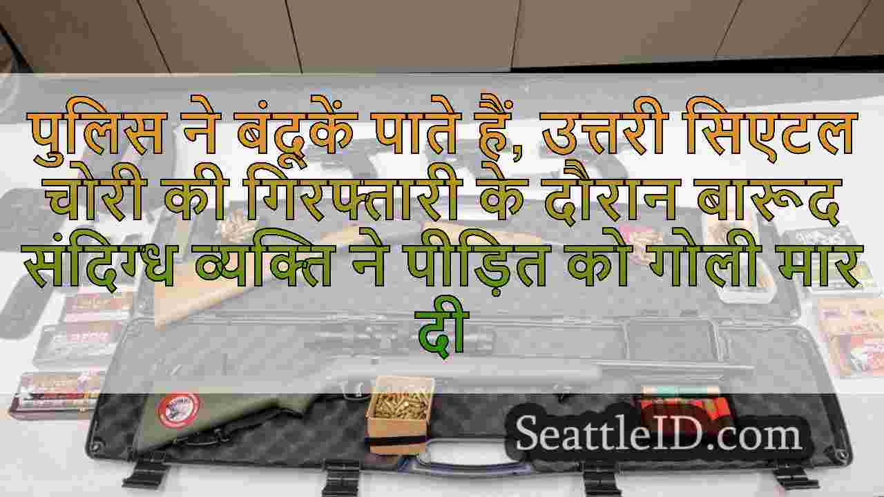 पुलिस ने बंदूकें पाते हैं, उत्तरी सिएटल