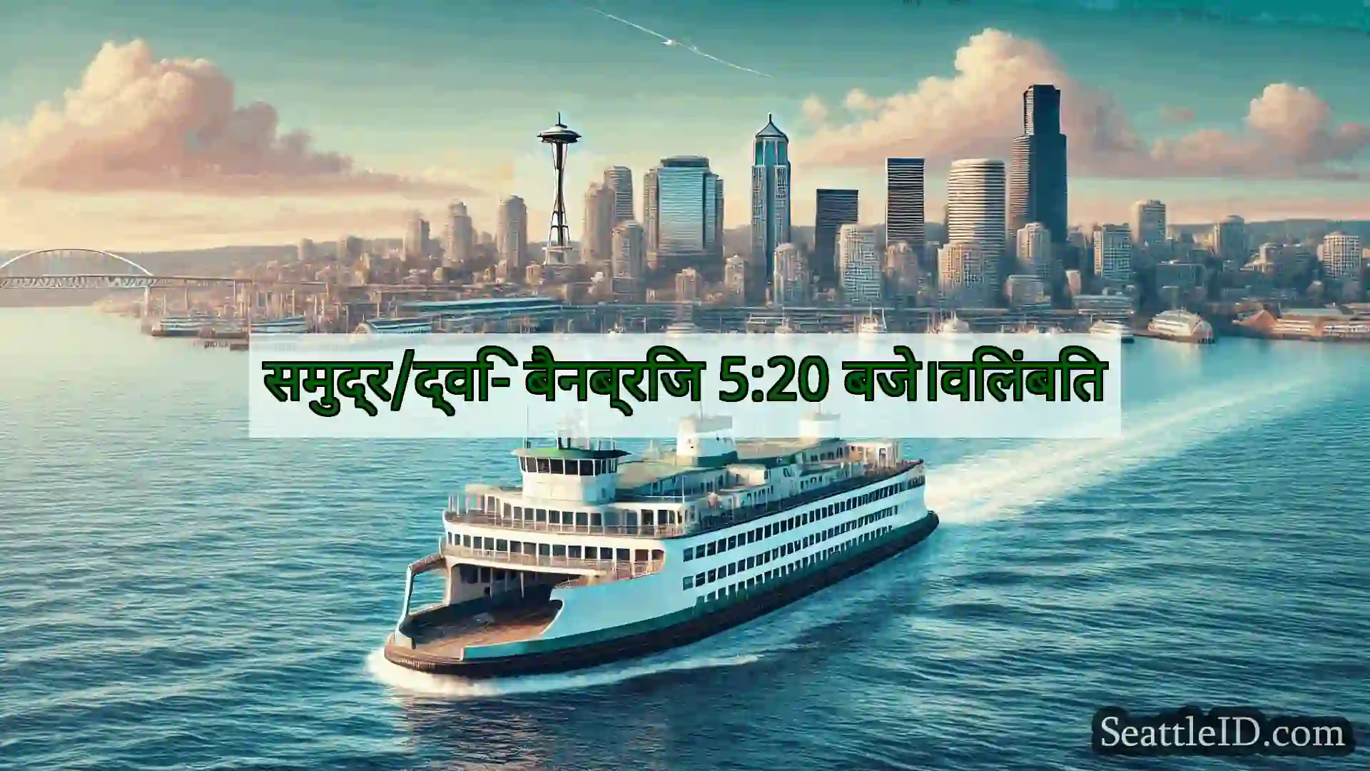 सिएटल फ़ेरी समाचार समुद्र/द्वि- बैनब्रिज 5:20